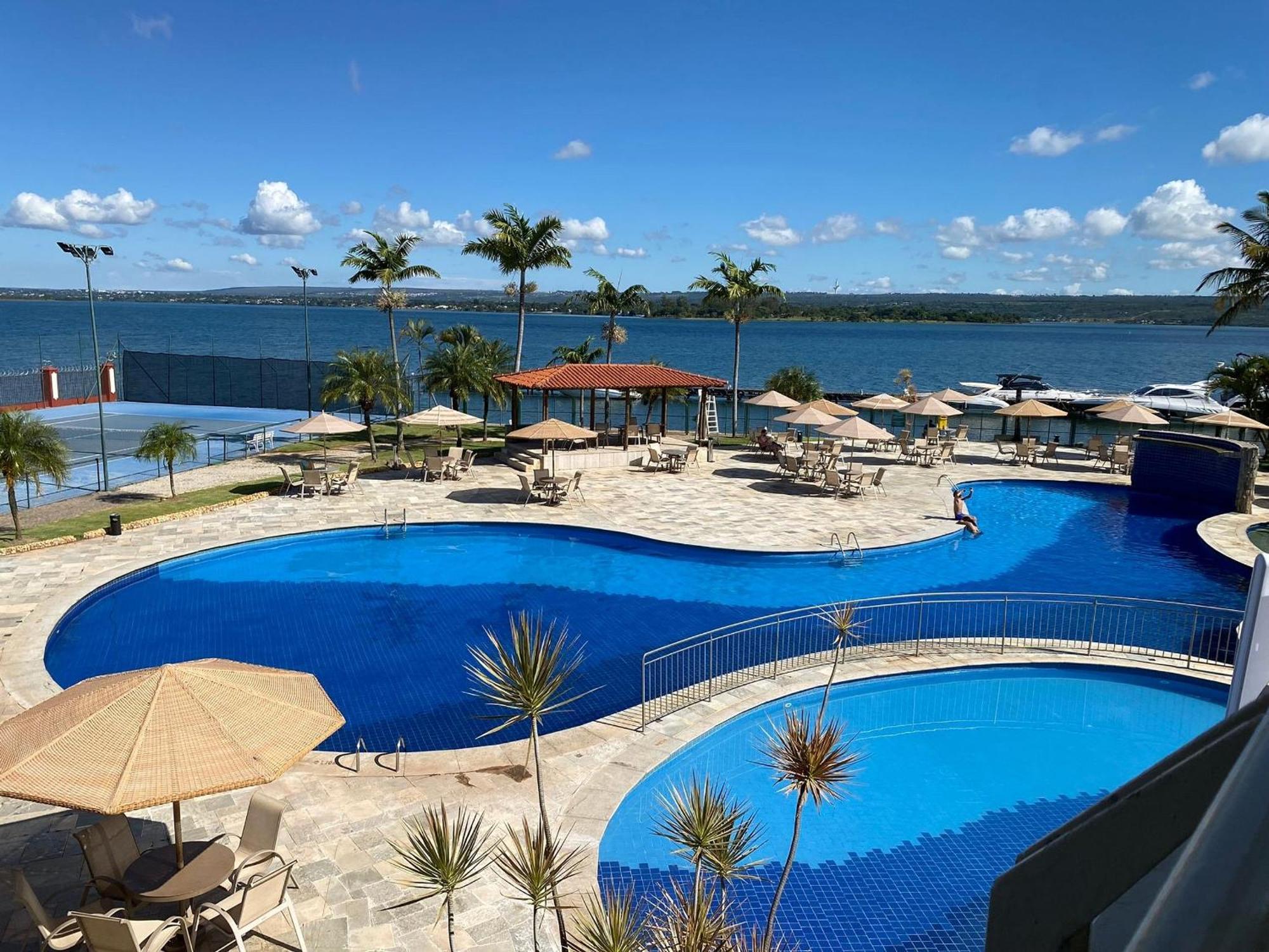Flat 430 Lindo Com Vista Para O Lago Brasília Exterior foto