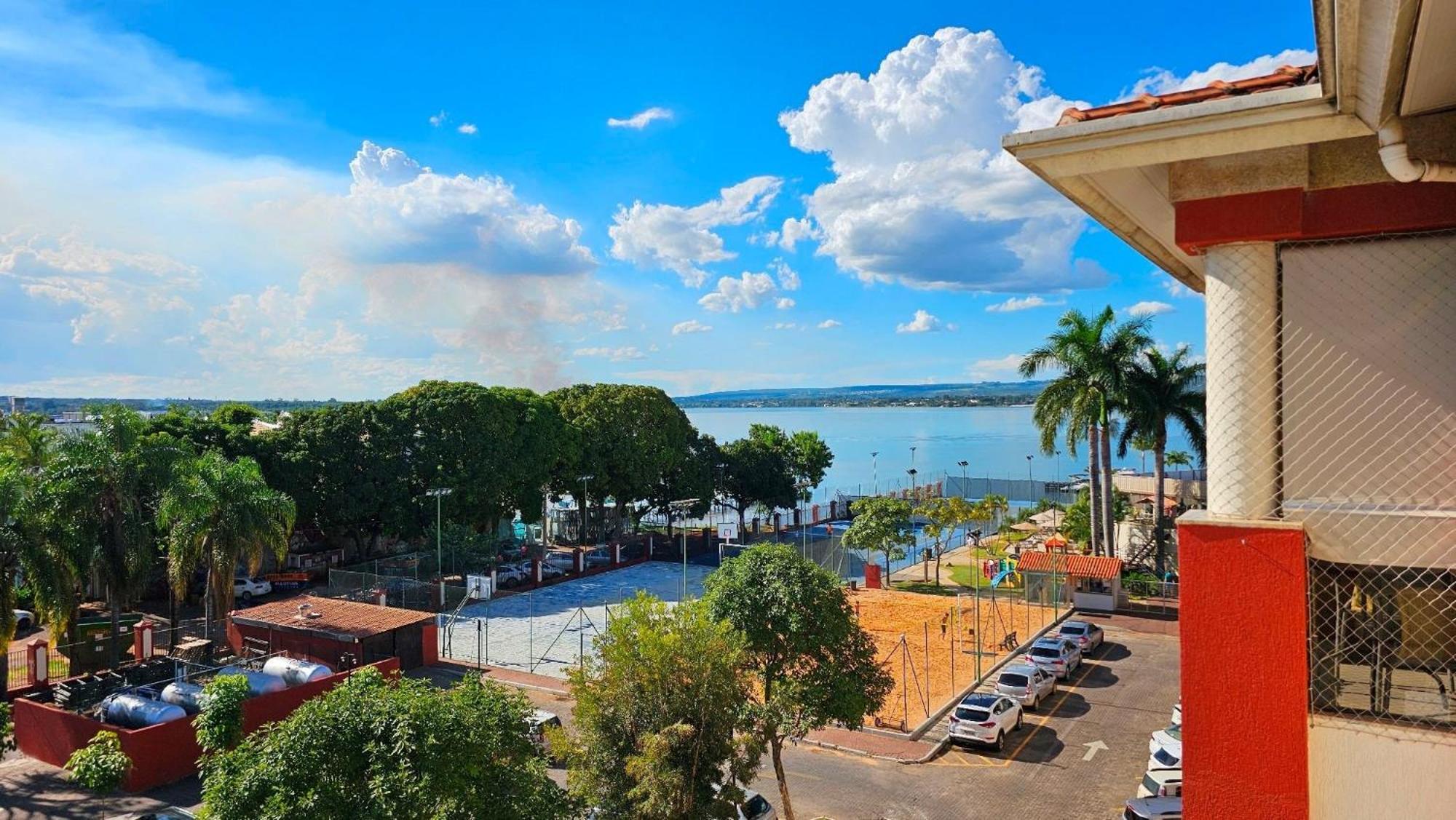 Flat 430 Lindo Com Vista Para O Lago Brasília Exterior foto
