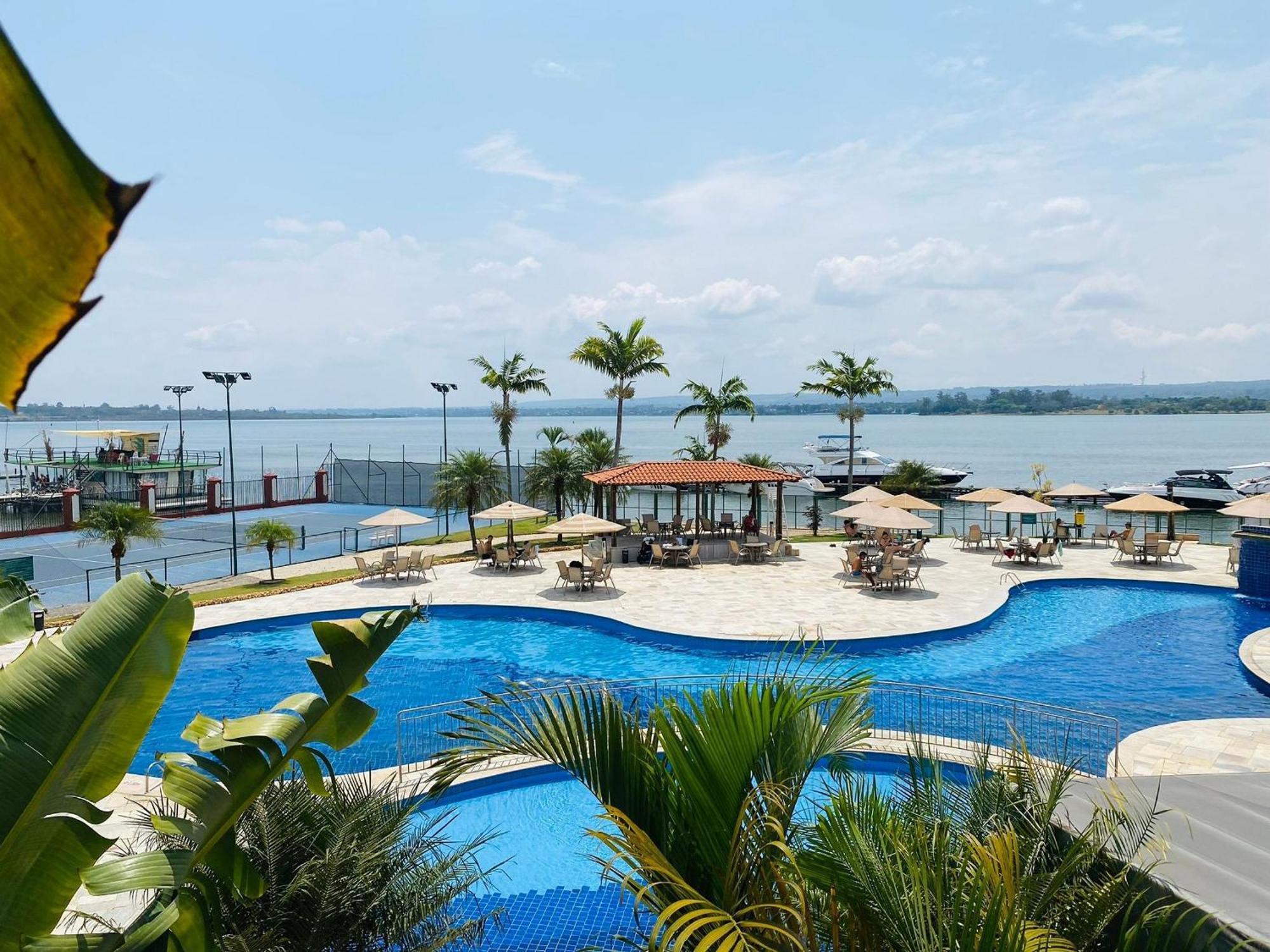 Flat 430 Lindo Com Vista Para O Lago Brasília Exterior foto